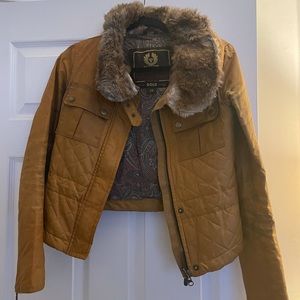 Fall winter jacket with fur